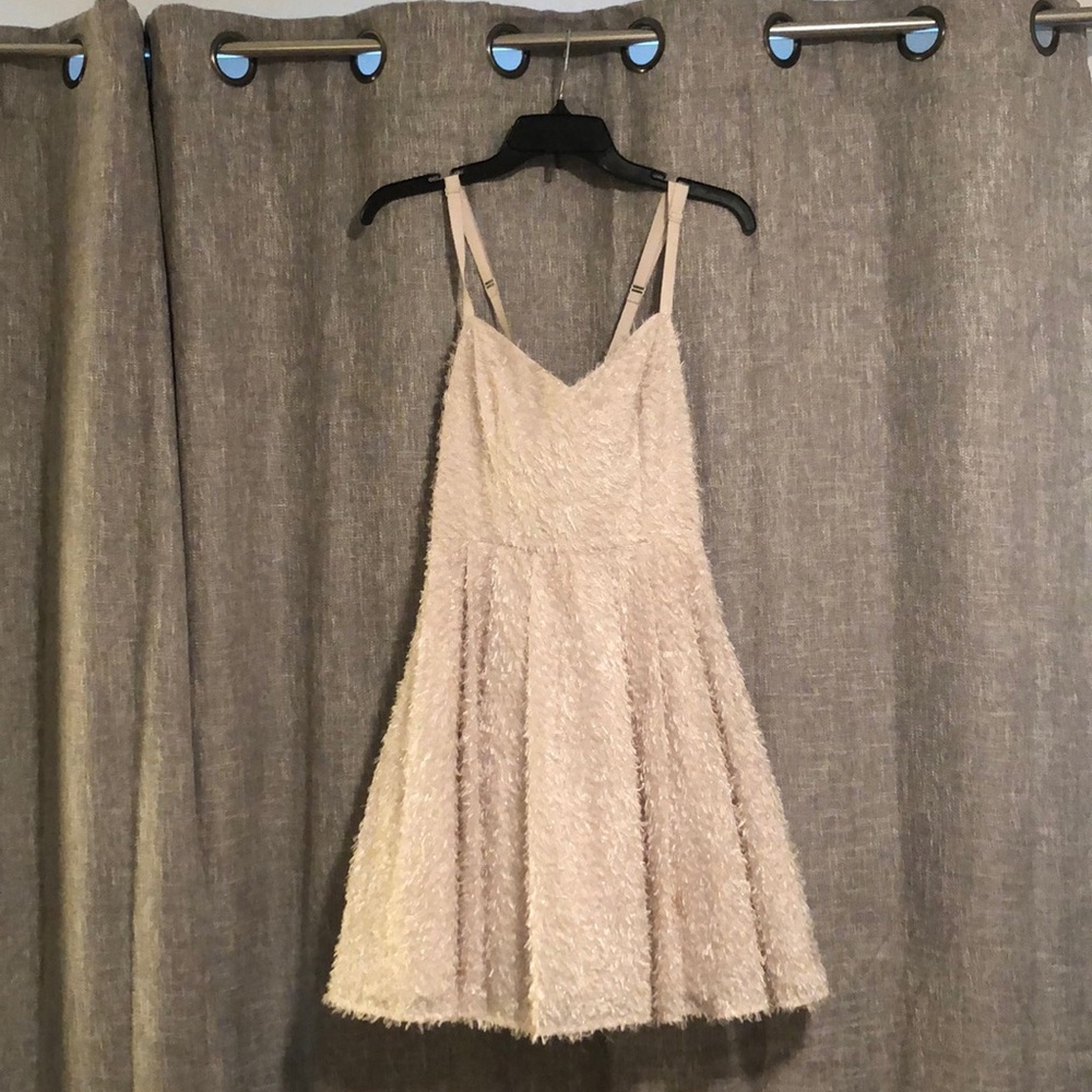French Connection pink sparkle cocktail dress